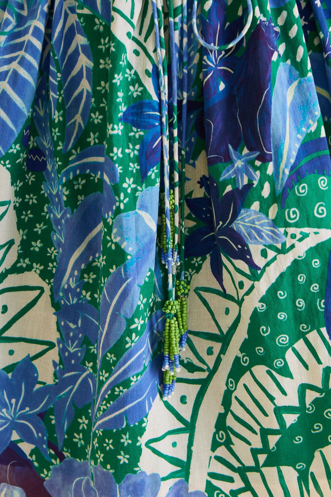 Farm Rio Green Jungle Panther Mini Dress