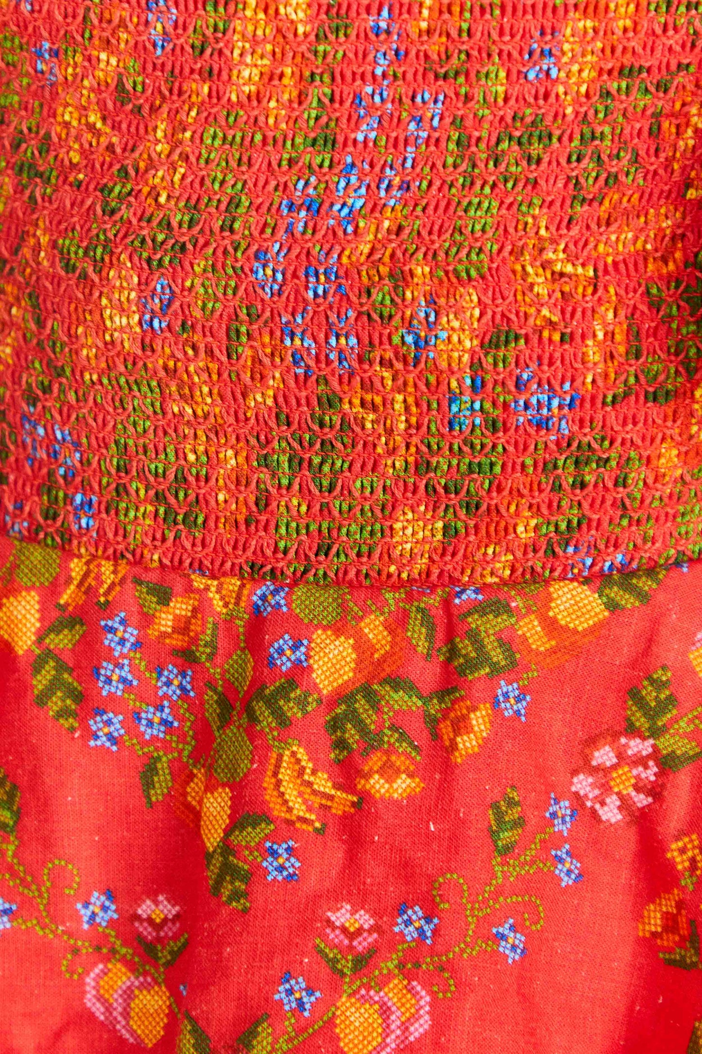 Farm Rio Red Tropical Romance Romper