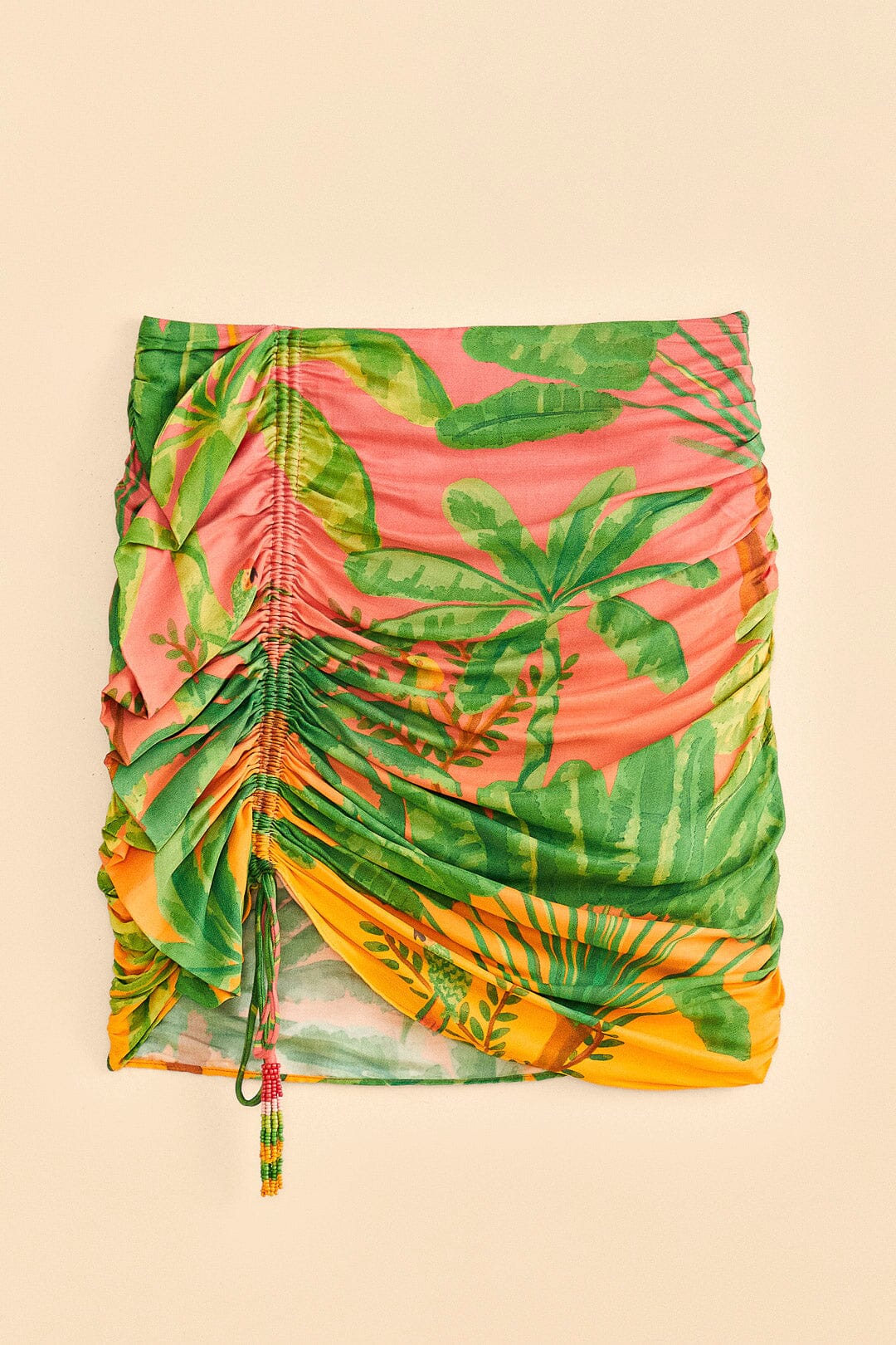 Farm Rio Sunrise Scenario Lenzing™ Ecovero™ Viscose Mini Skirt