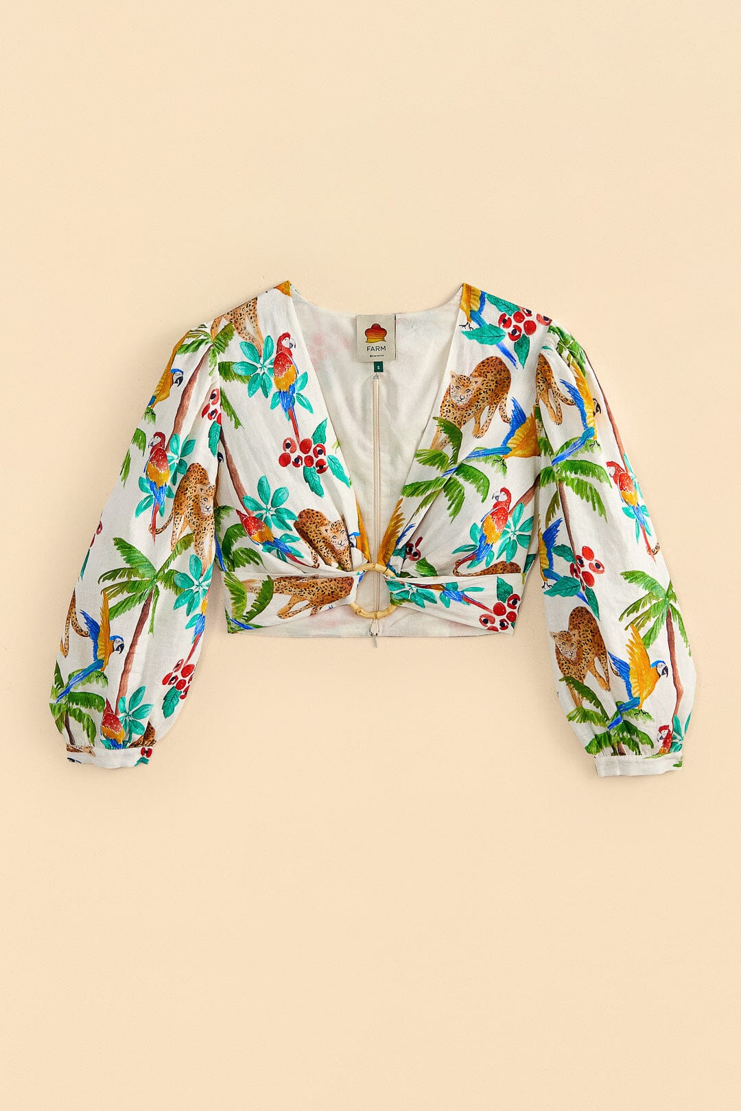 Farm Rio Tropical Paradise Crop Top