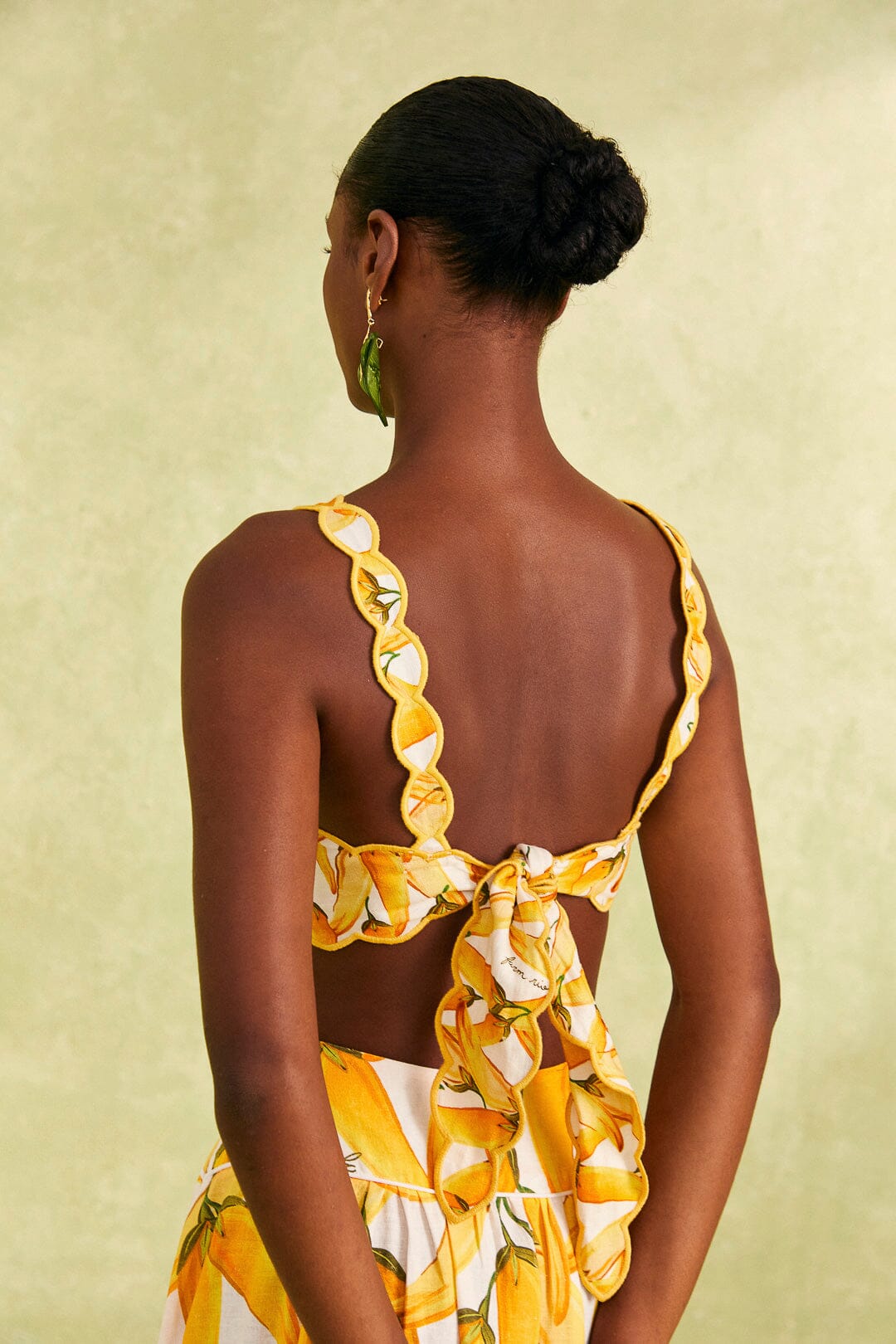 Farm Rio Off-White Peppers Top