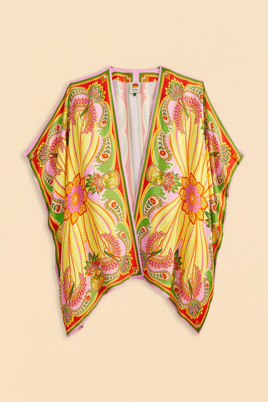 Farm Rio Beach Toucans Scarf Lenzing™ Ecovero™ Viscose Kimono