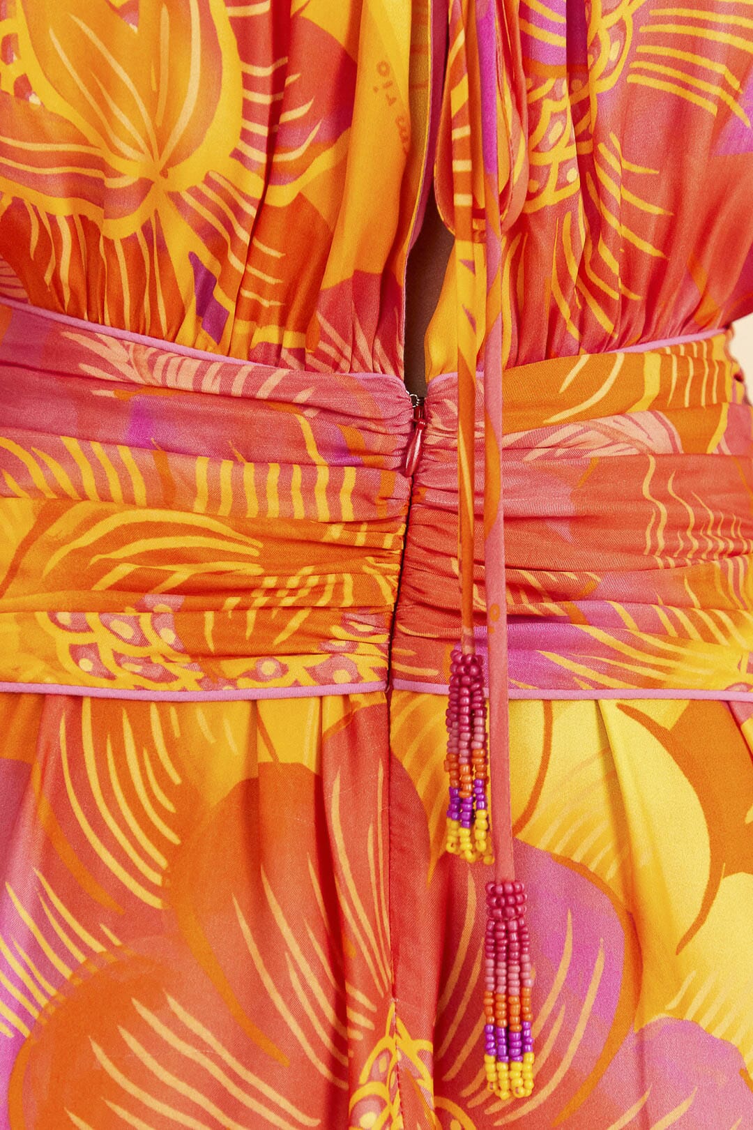 Farm Rio Summer Garden Ombre Lenzing™ Ecovero™ Viscose Maxi Dress