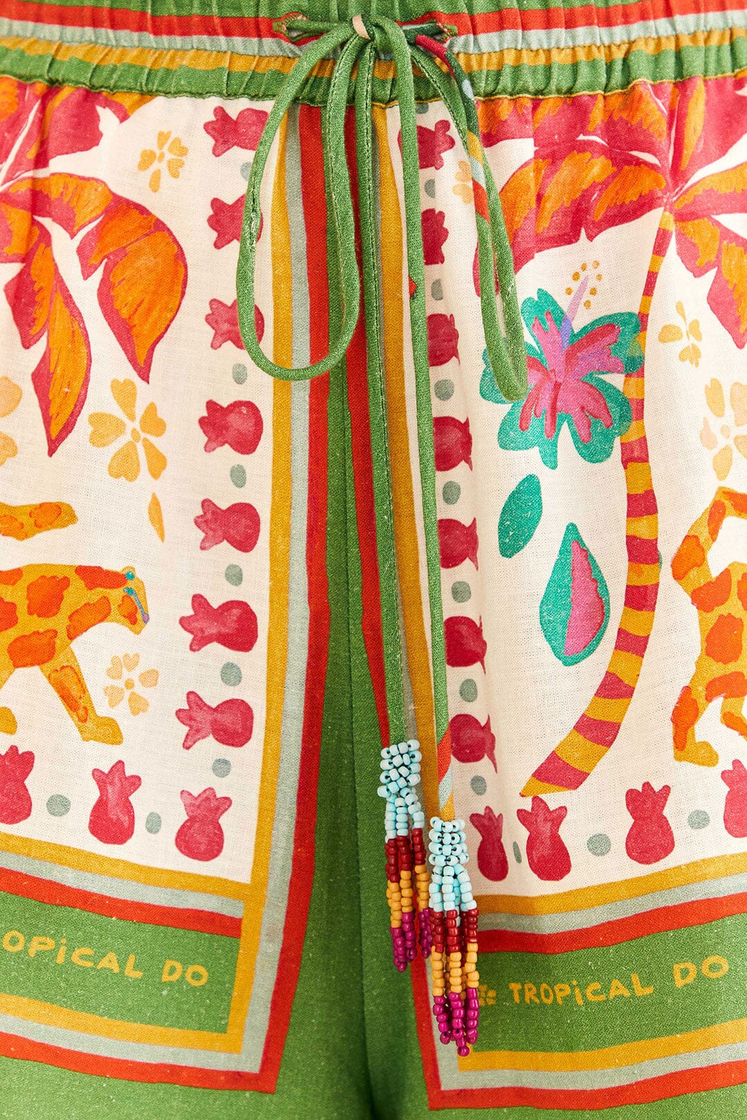 Farm Rio Green Tropical Life Shorts