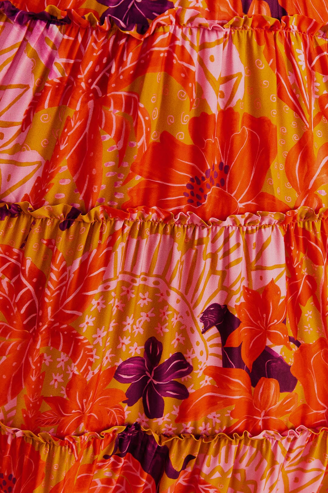 Farm Rio Beige Jungle Panther Lenzing™ Ecovero™ Viscose Maxi Dress