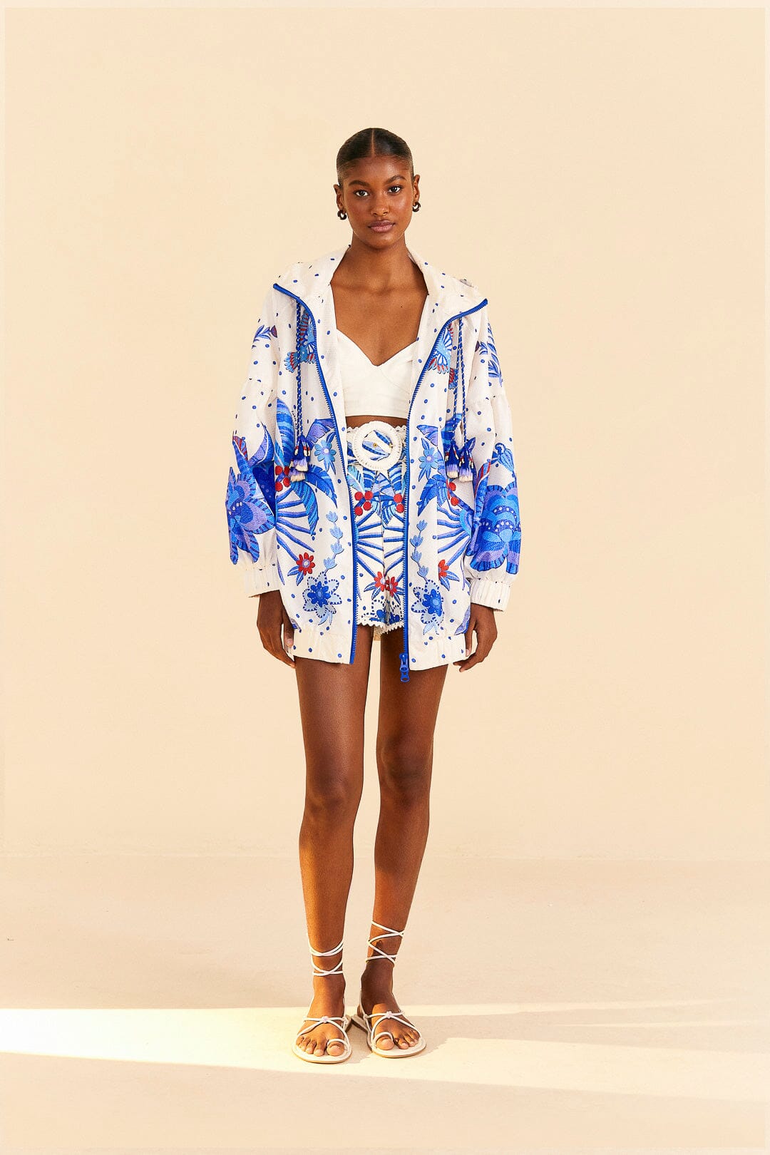 Farm Rio Off-White Jungle Chic Jacket