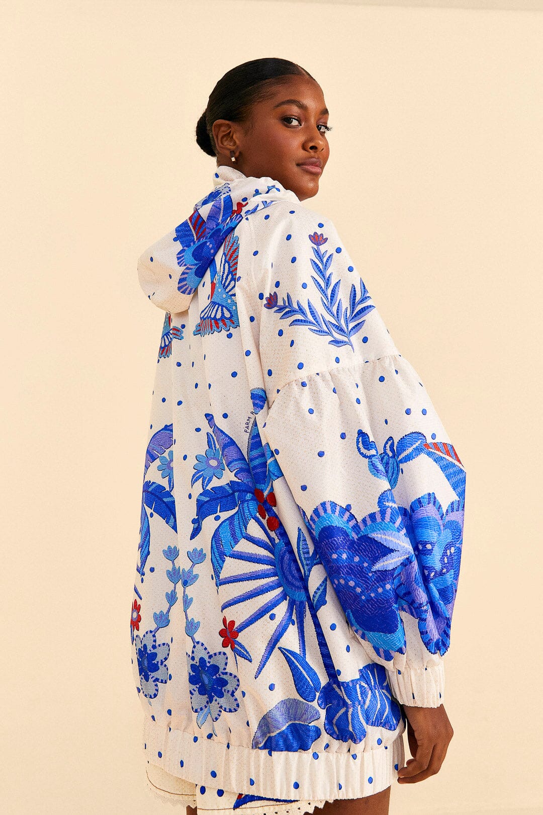 Farm Rio Off-White Jungle Chic Jacket
