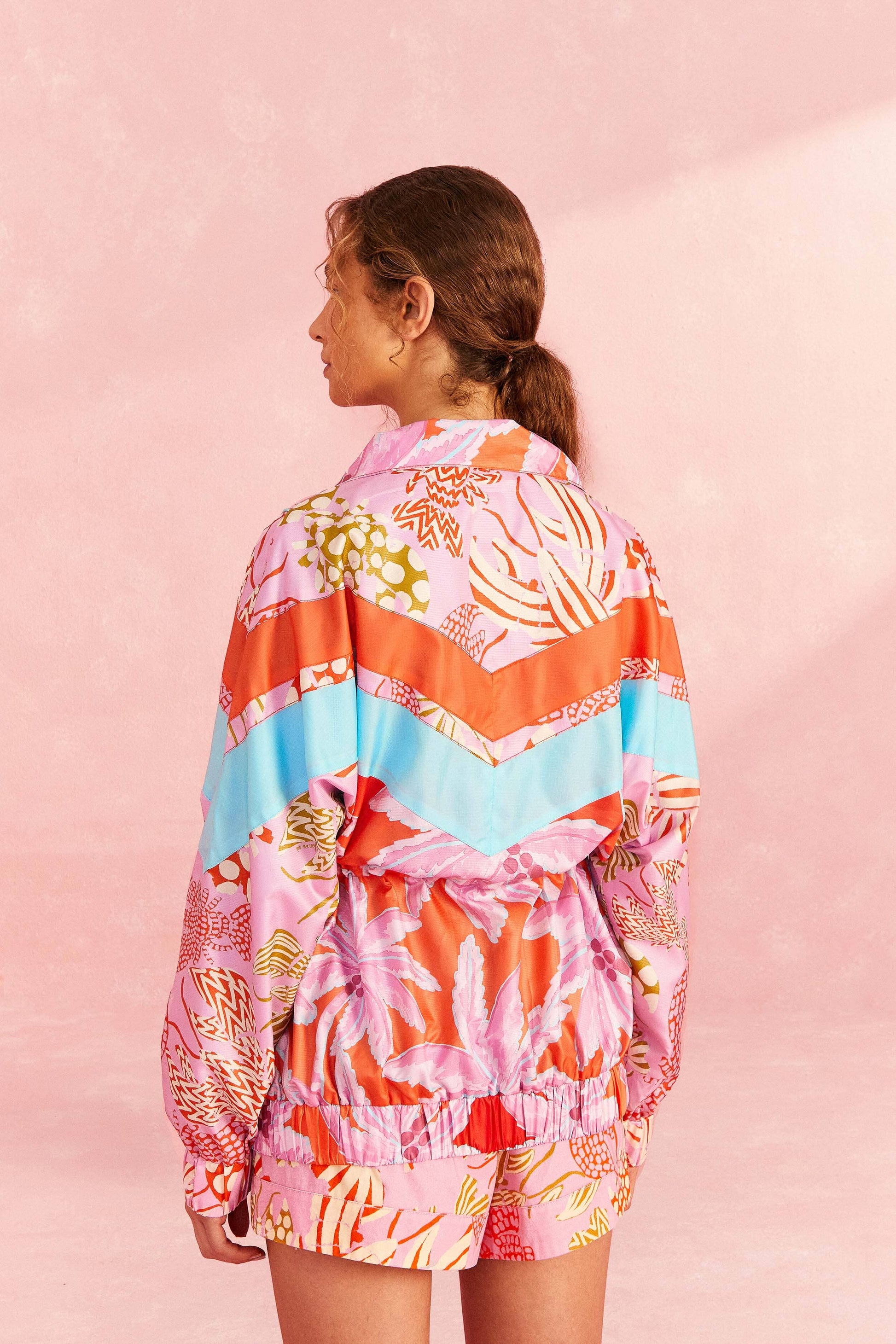 Farm Rio Coconut Tree Windbreaker