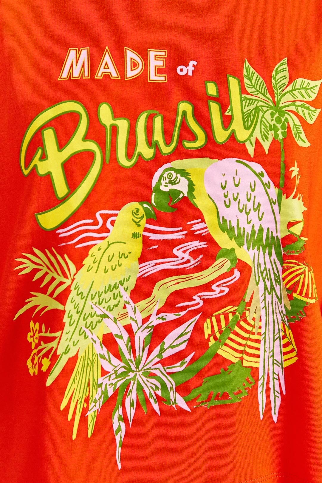 Farm Rio Red Brasil Organic Cotton T-Shirt
