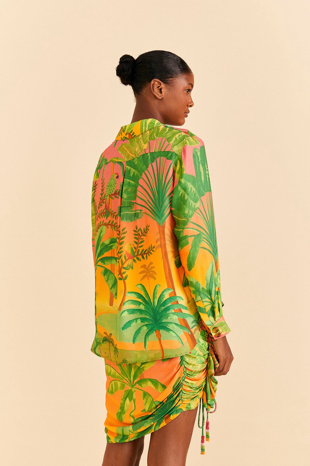 Farm Rio Sunrise Scenario Lenzing™ Ecovero™ Viscose Shirt