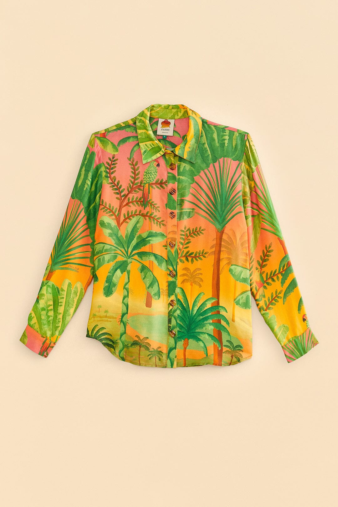 Farm Rio Sunrise Scenario Lenzing™ Ecovero™ Viscose Shirt