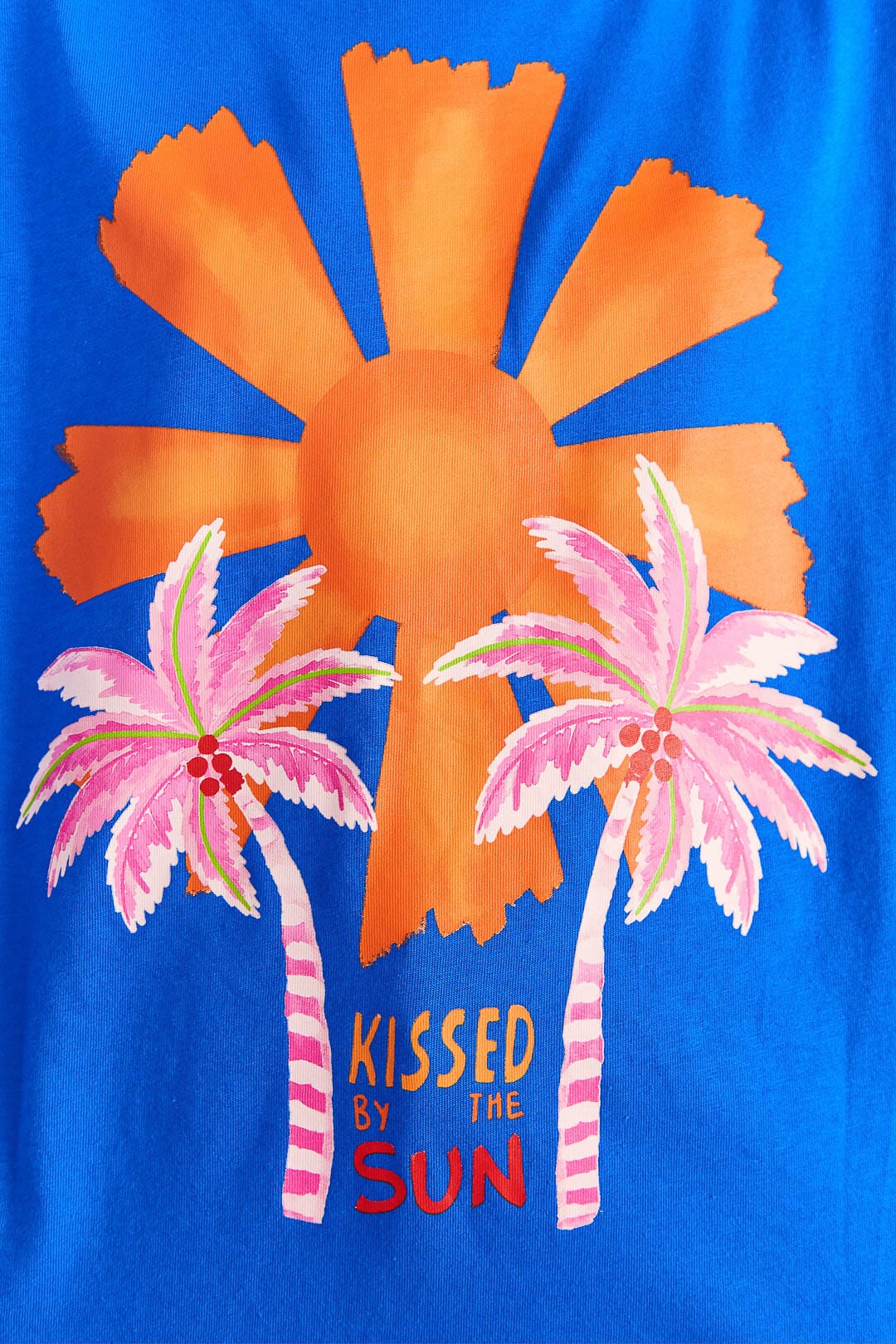 Farm Rio Blue Kissed By The Sun Organic Cotton T-Shirt