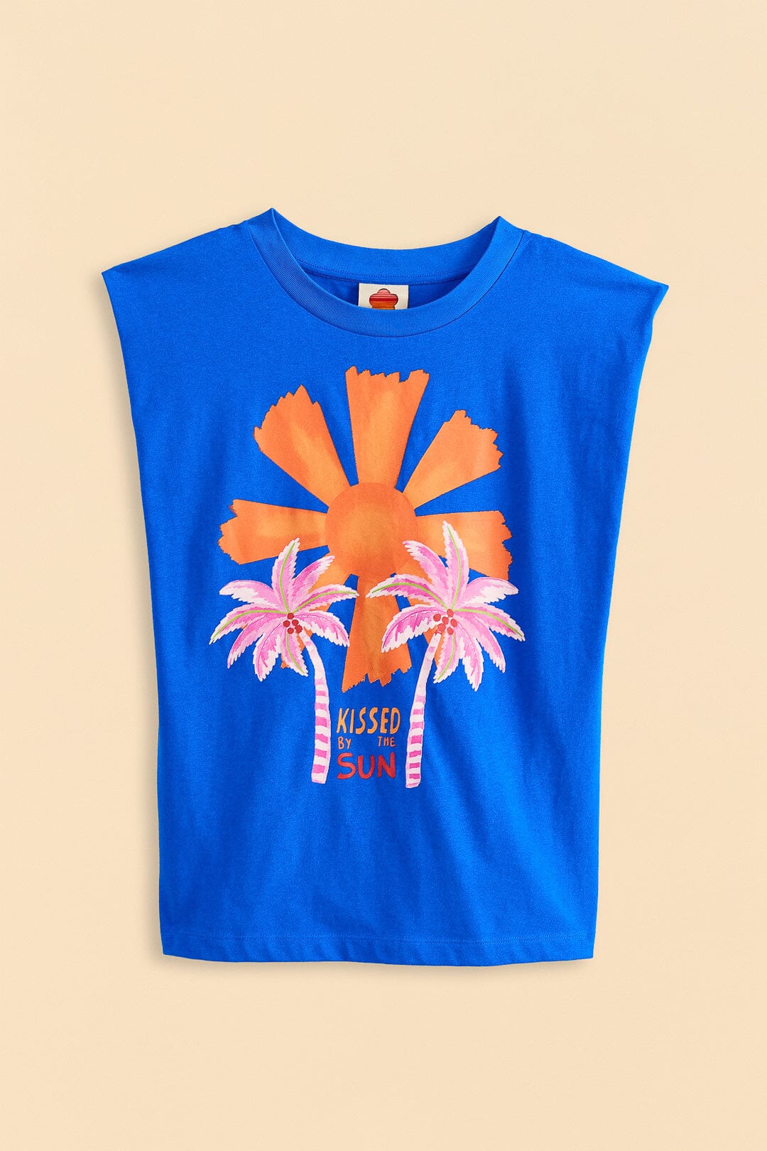 Farm Rio Blue Kissed By The Sun Organic Cotton T-Shirt