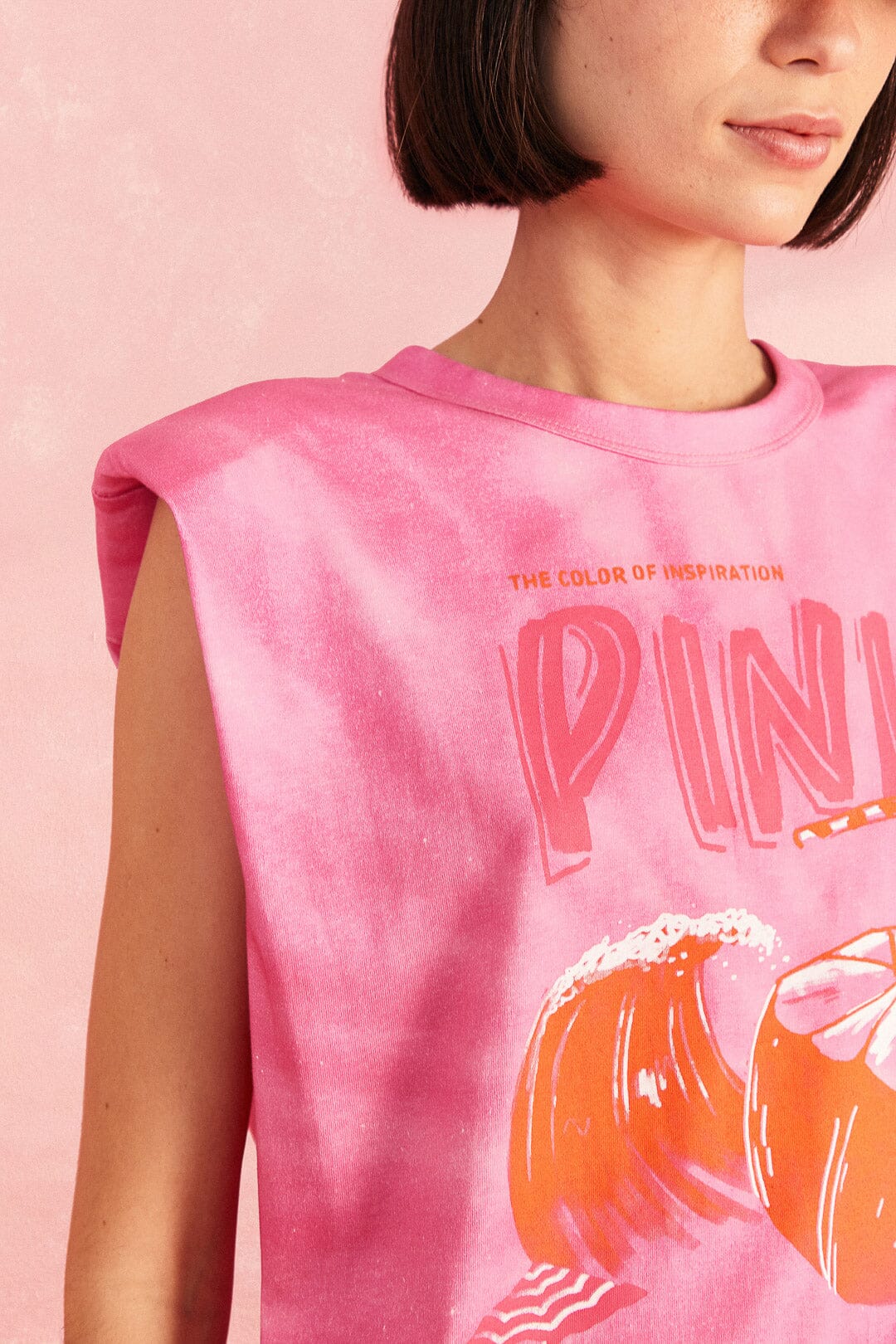 Farm Rio Pink Coconut Organic Cotton T-Shirt