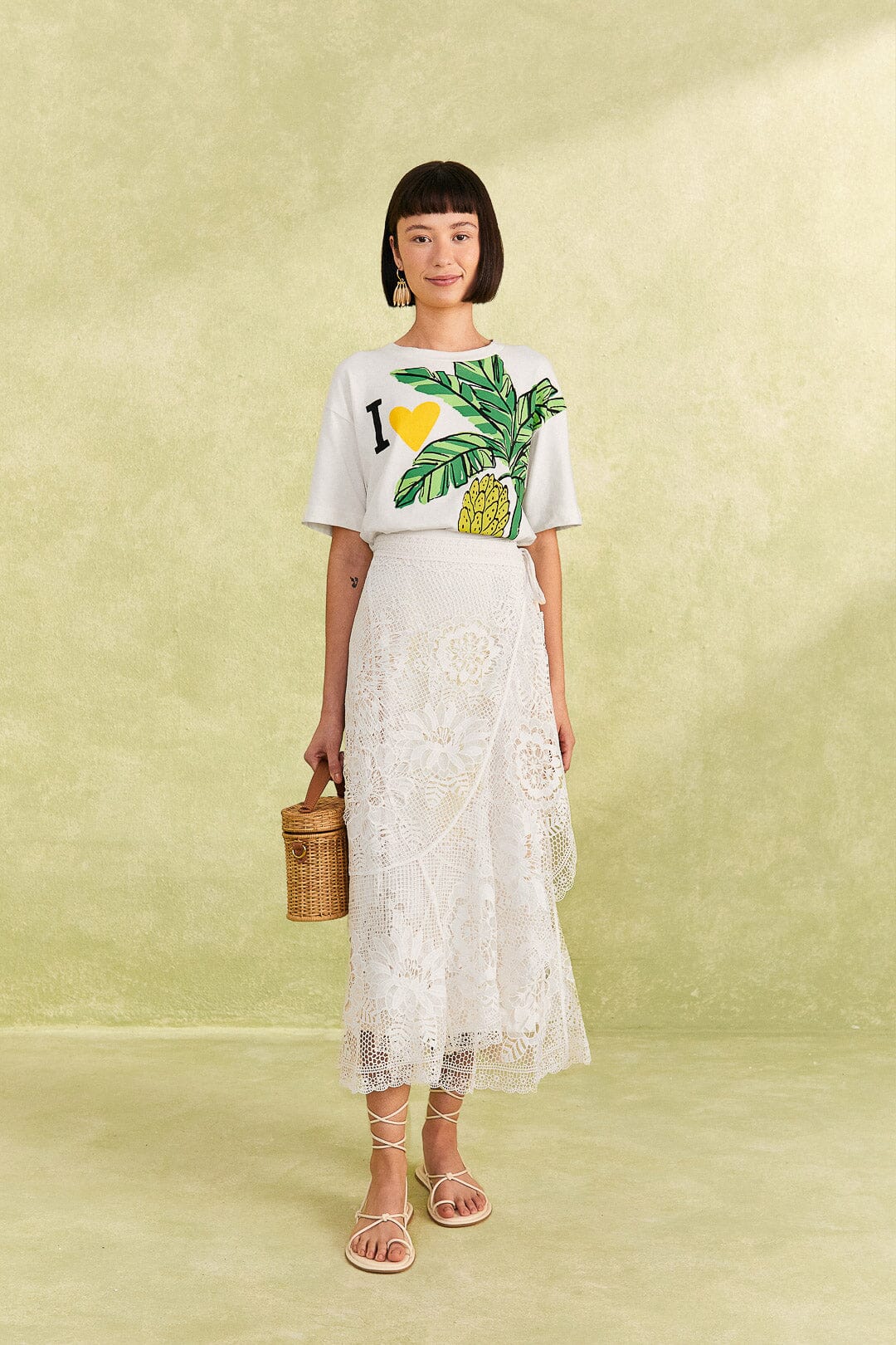 Farm Rio I Heart Bananas Organic Cotton T-Shirt