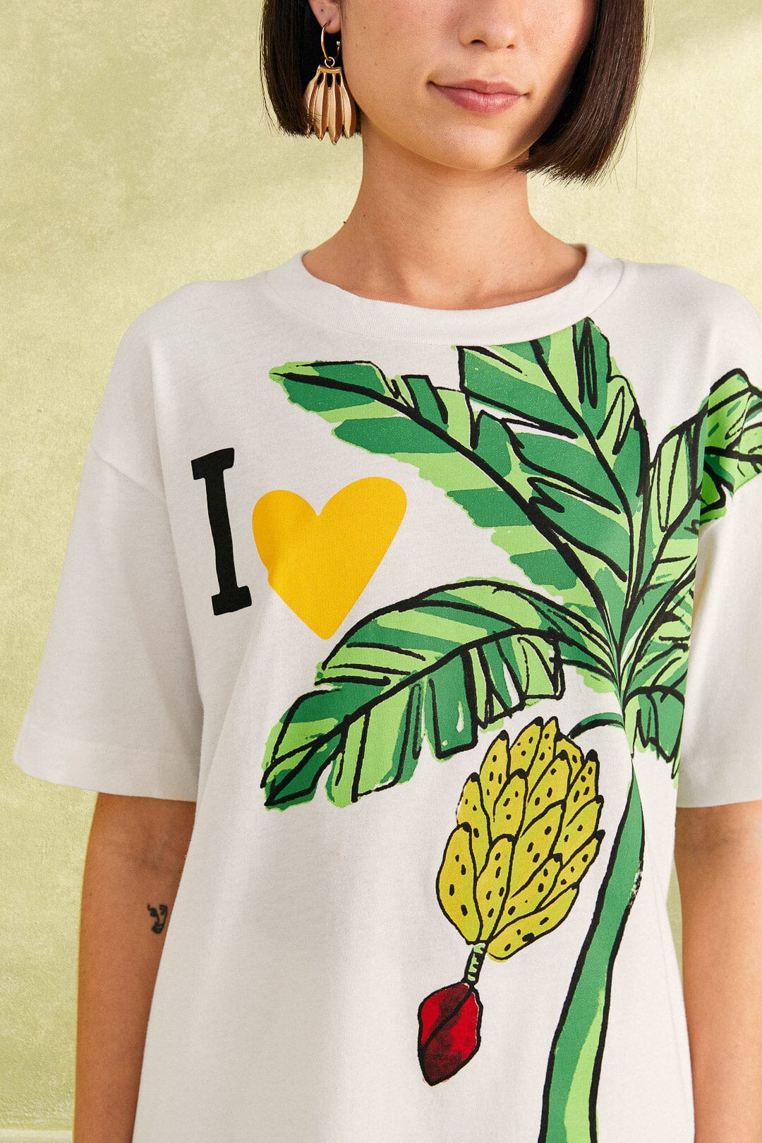 Farm Rio I Heart Bananas Organic Cotton T-Shirt