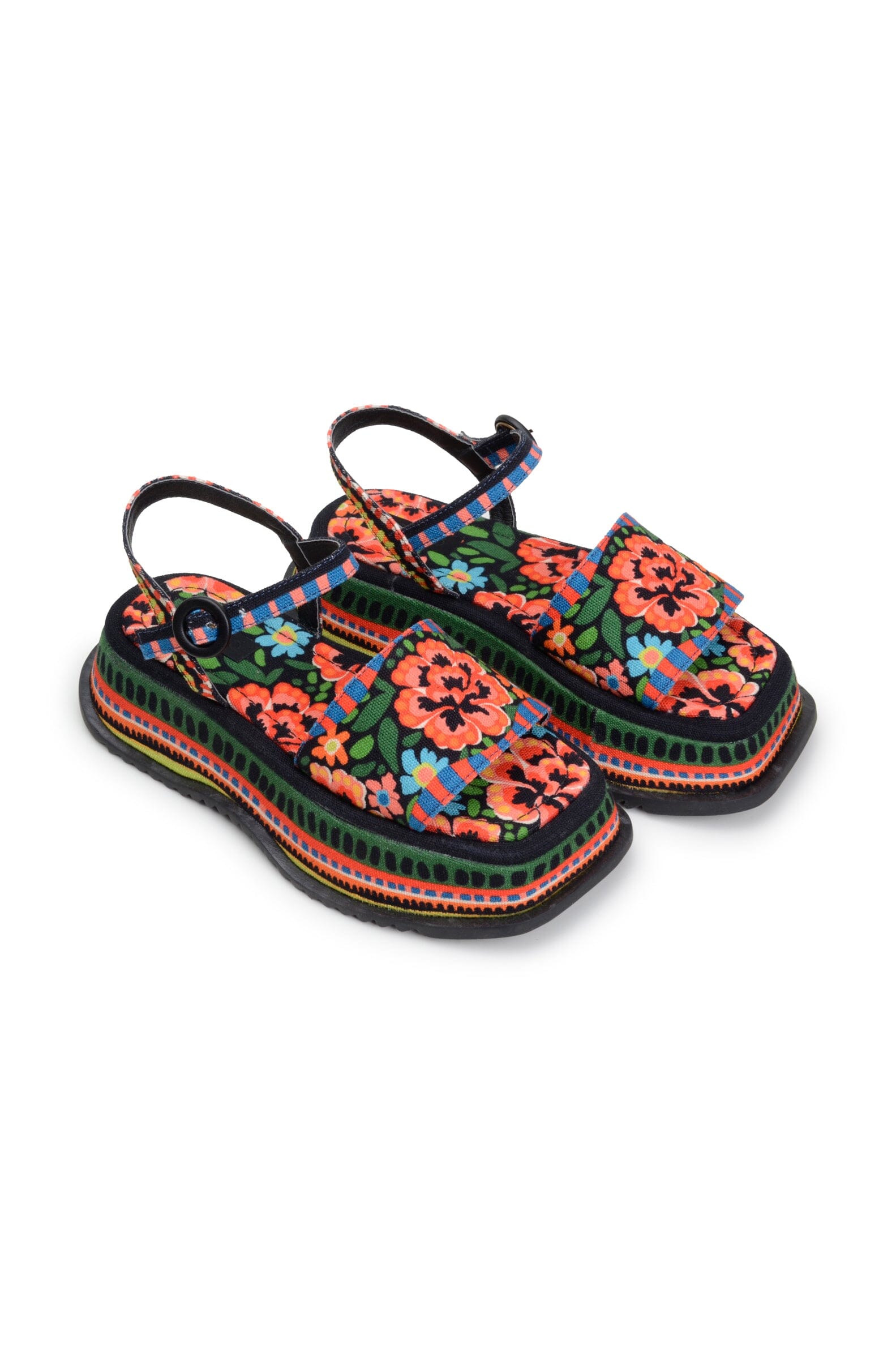 Farm Rio Spring Delight Flatform Sandal