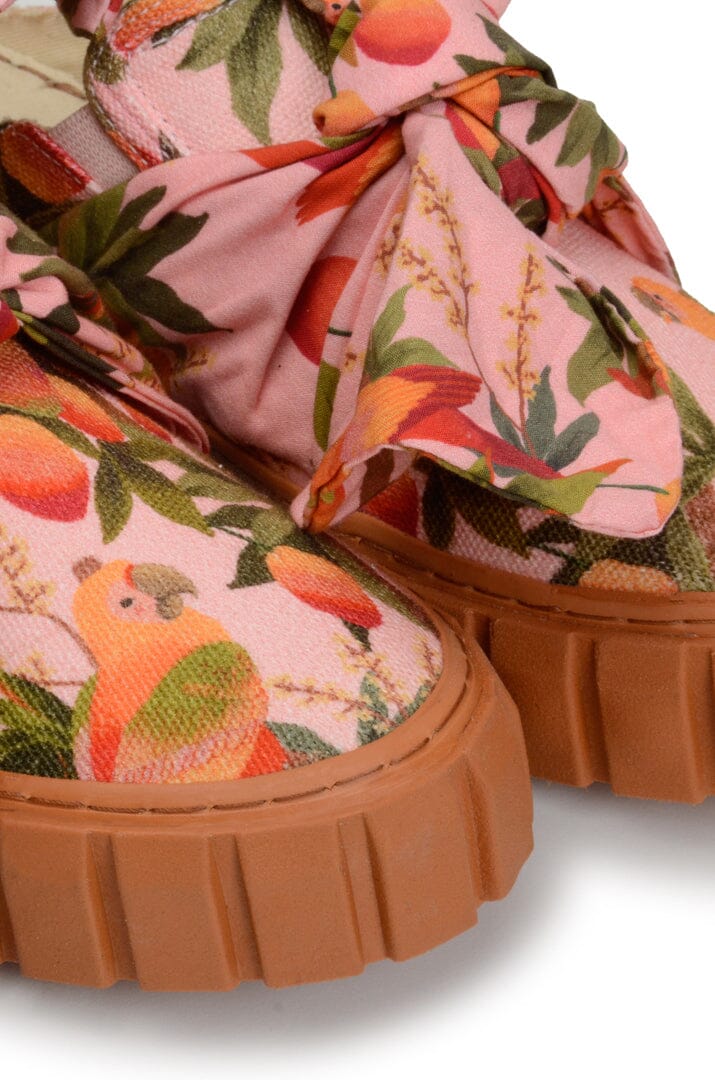Farm Rio Mango Trees Mule Sneaker With Bow