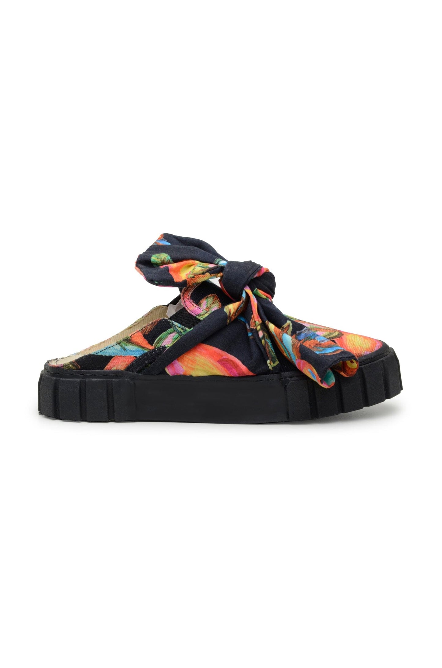Farm Rio Black Cashew Mule Sneaker With Bow