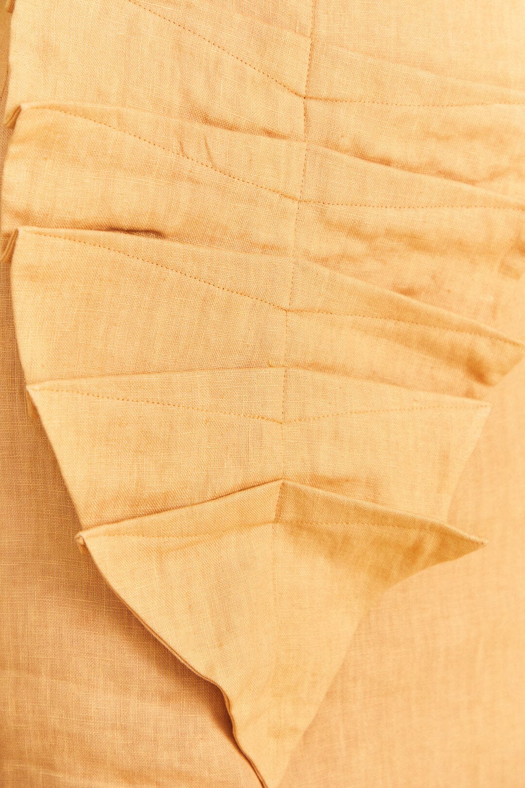 Farm Rio Beige Leaf Organic Cotton Mini Skirt