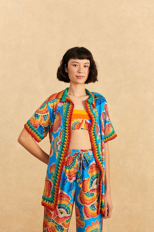 Farm Rio Dewdrop Spectrum Shirt