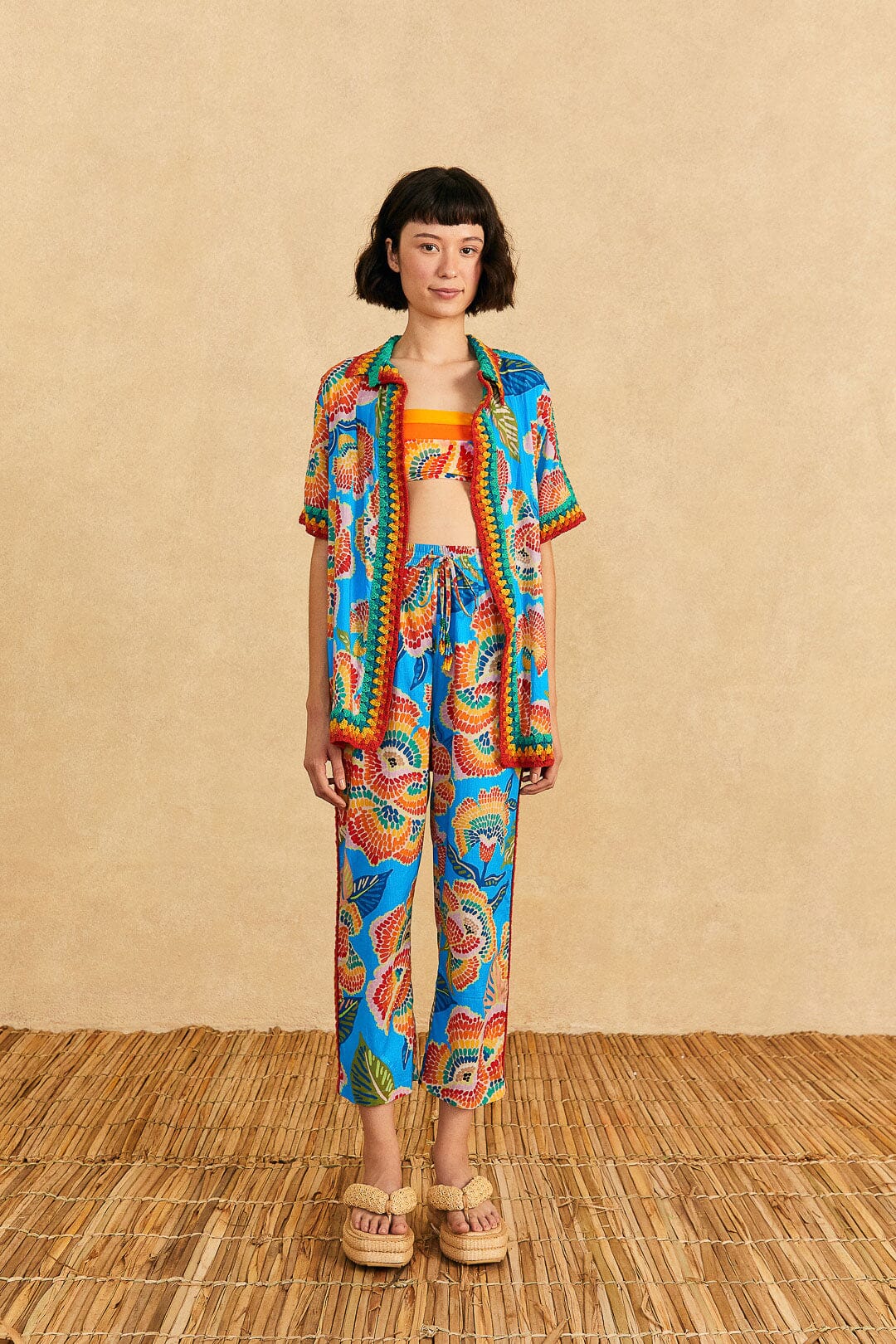 Farm Rio Dewdrop Spectrum Shirt