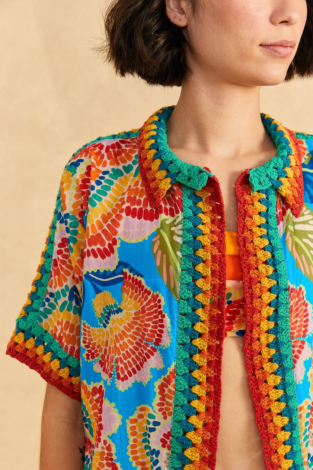 Farm Rio Dewdrop Spectrum Shirt