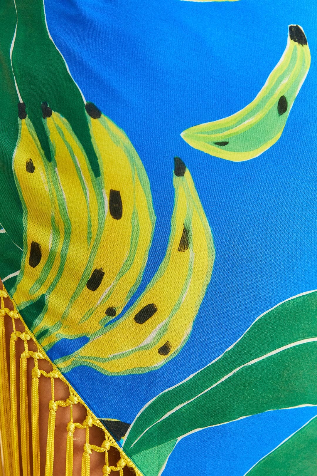 Farm Rio Blue Banana Leaves Sarong