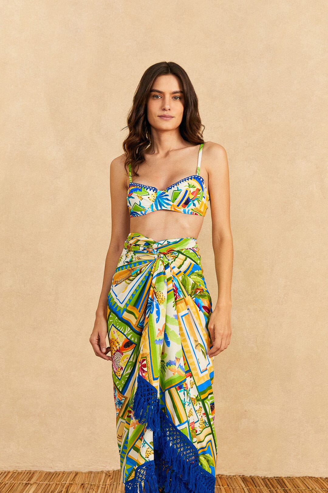 Farm Rio Bahia Mixed Scarves Sarong