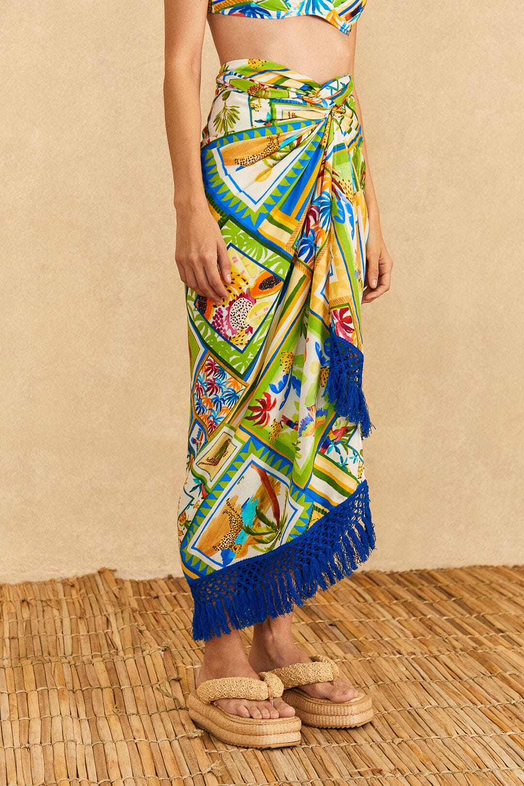 Farm Rio Bahia Mixed Scarves Sarong