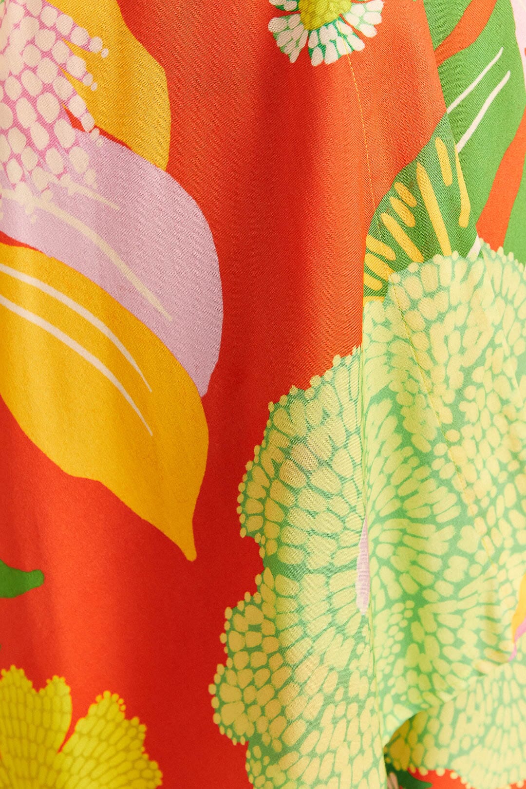 Farm Rio Red Neon Floral Kimono