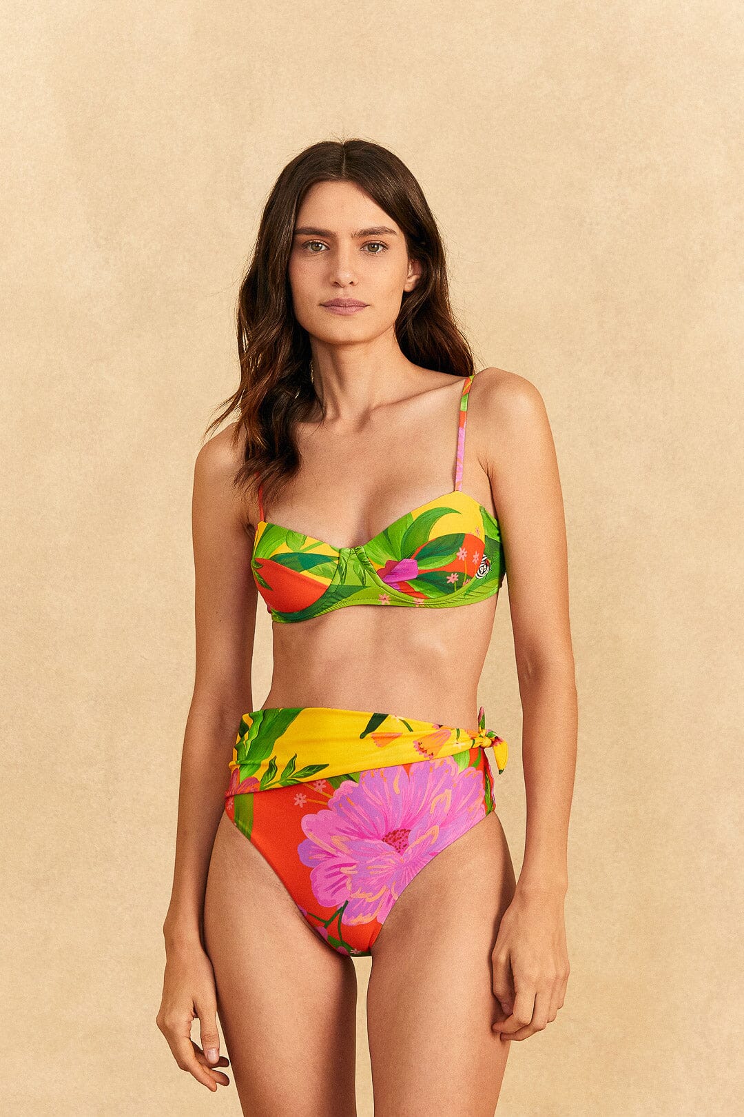 Farm Rio Romantic Garden Underwire Bikini Top