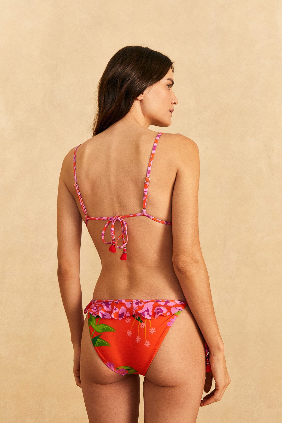 Farm Rio Romantic Garden & Leopard Pop Bikini Bottom