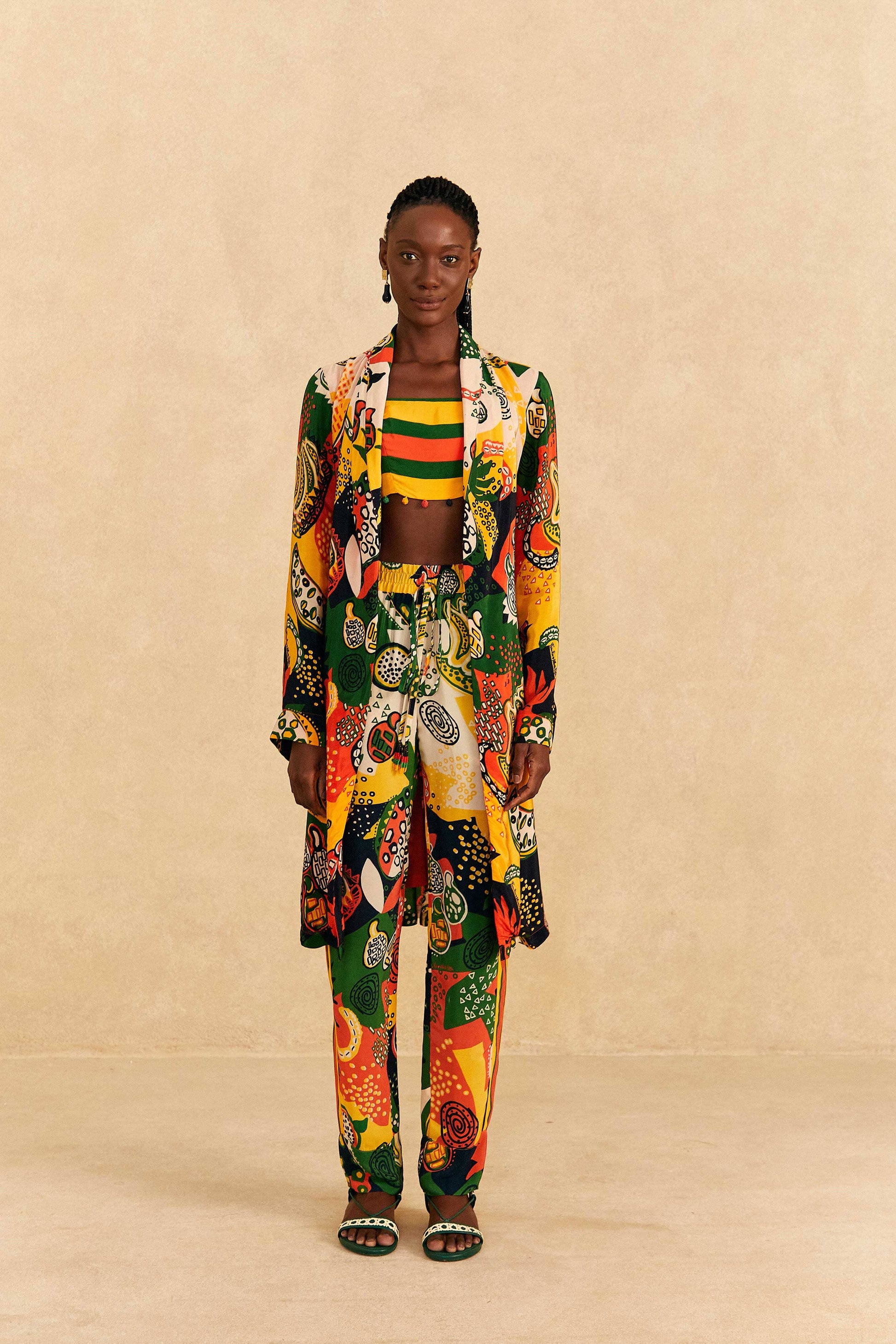Farm Rio Tropittalist Multicolor Kimono