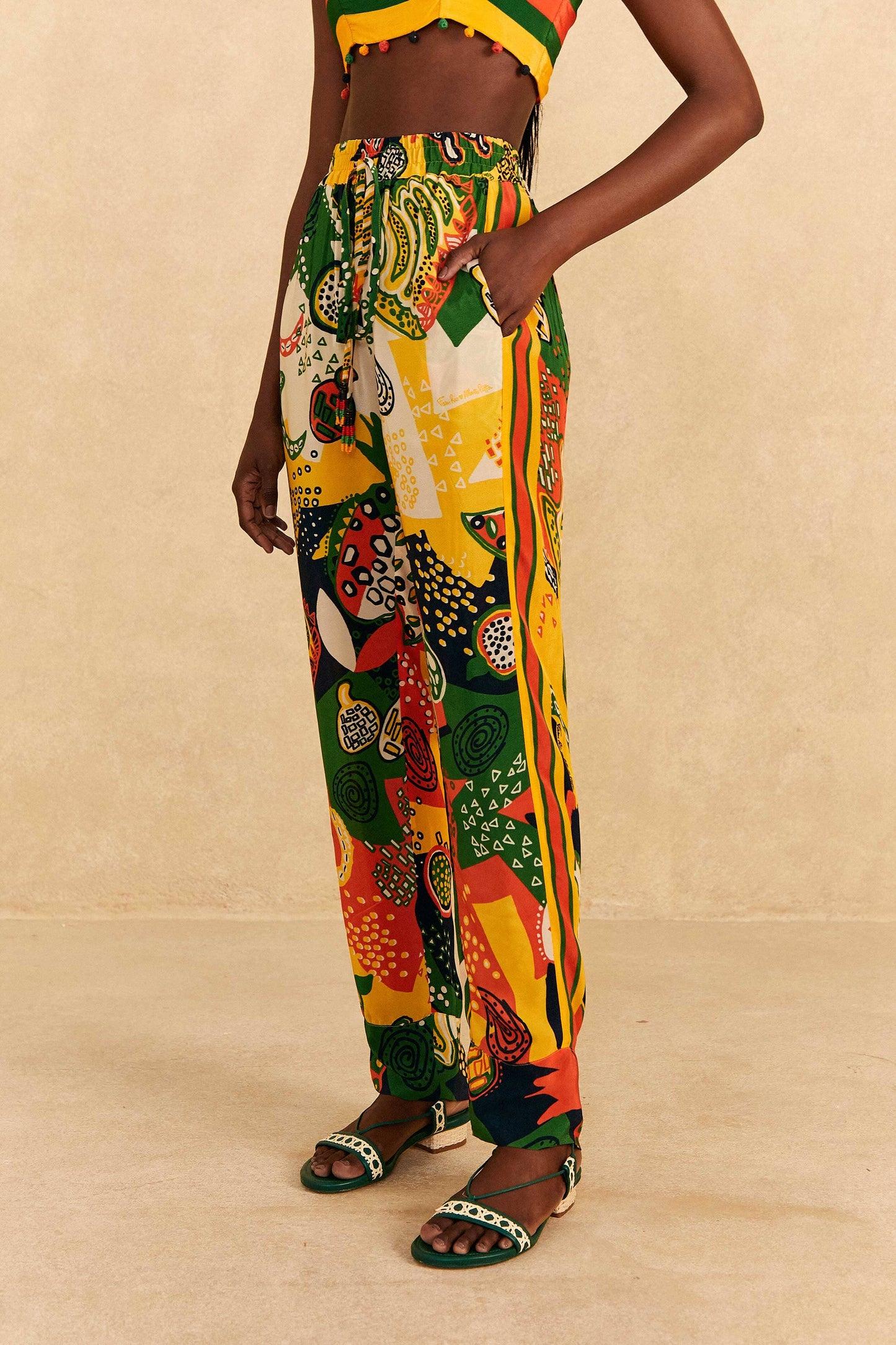 Farm Rio Tropittalist Multicolor Pants