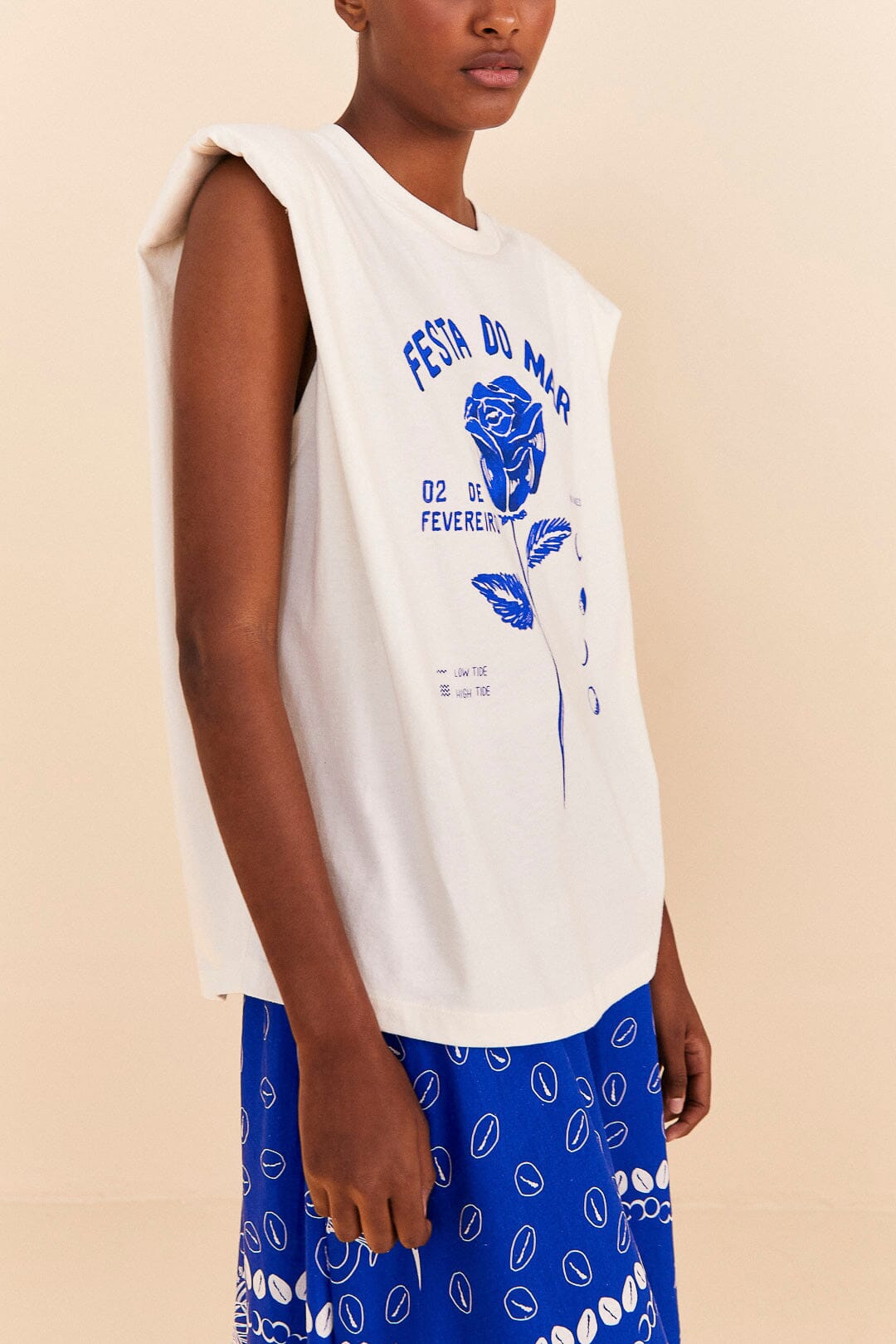 Farm Rio Festa Do Mar Organic Cotton T-Shirt
