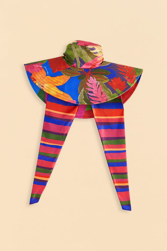 Farm Rio Tropical Floral Hat