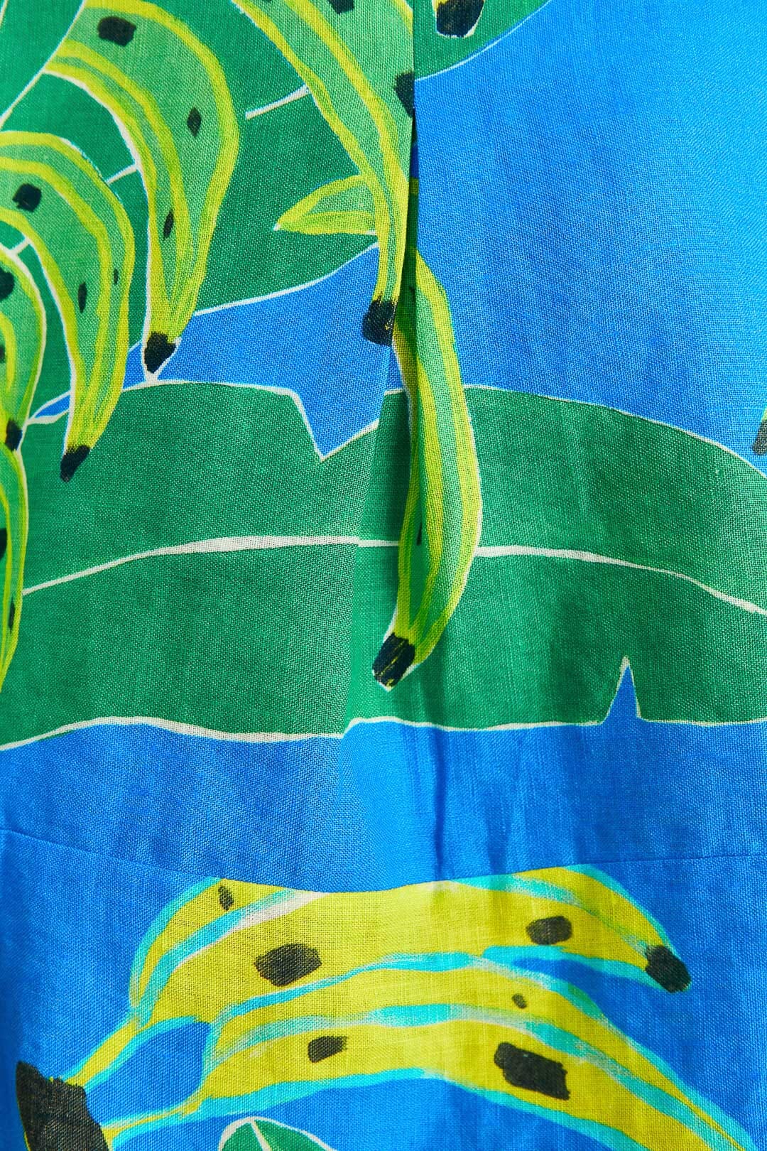 Farm Rio Blue Banana Leaves Shirt