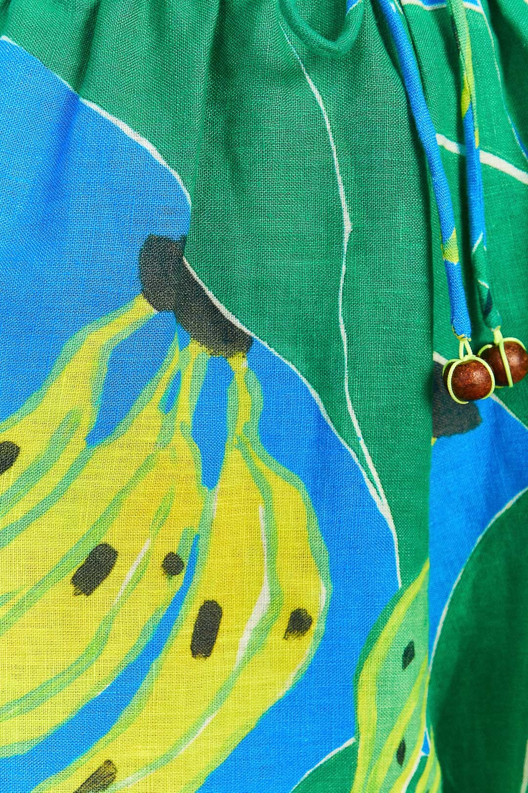 Farm Rio Blue Banana Leaves Shorts