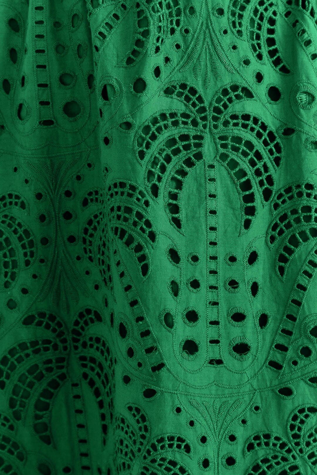 Farm Rio Green Coconut Tree Richelieu Midi Dress