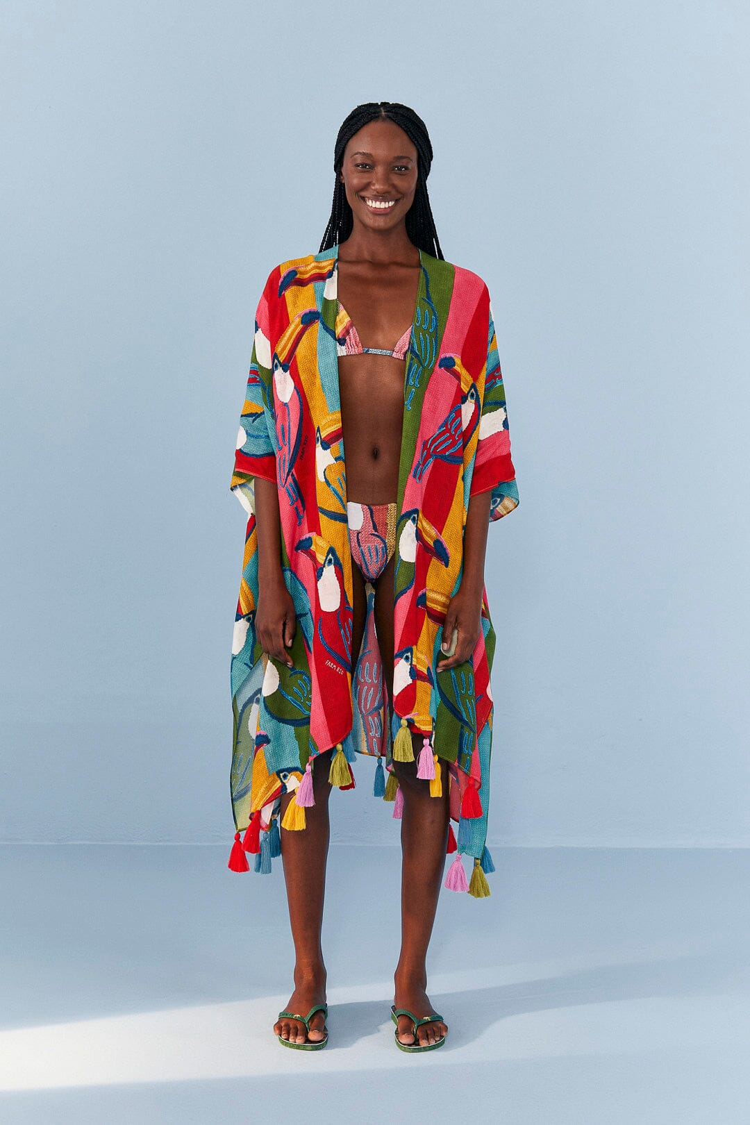 Farm Rio Wonderful Toucans Cover Up