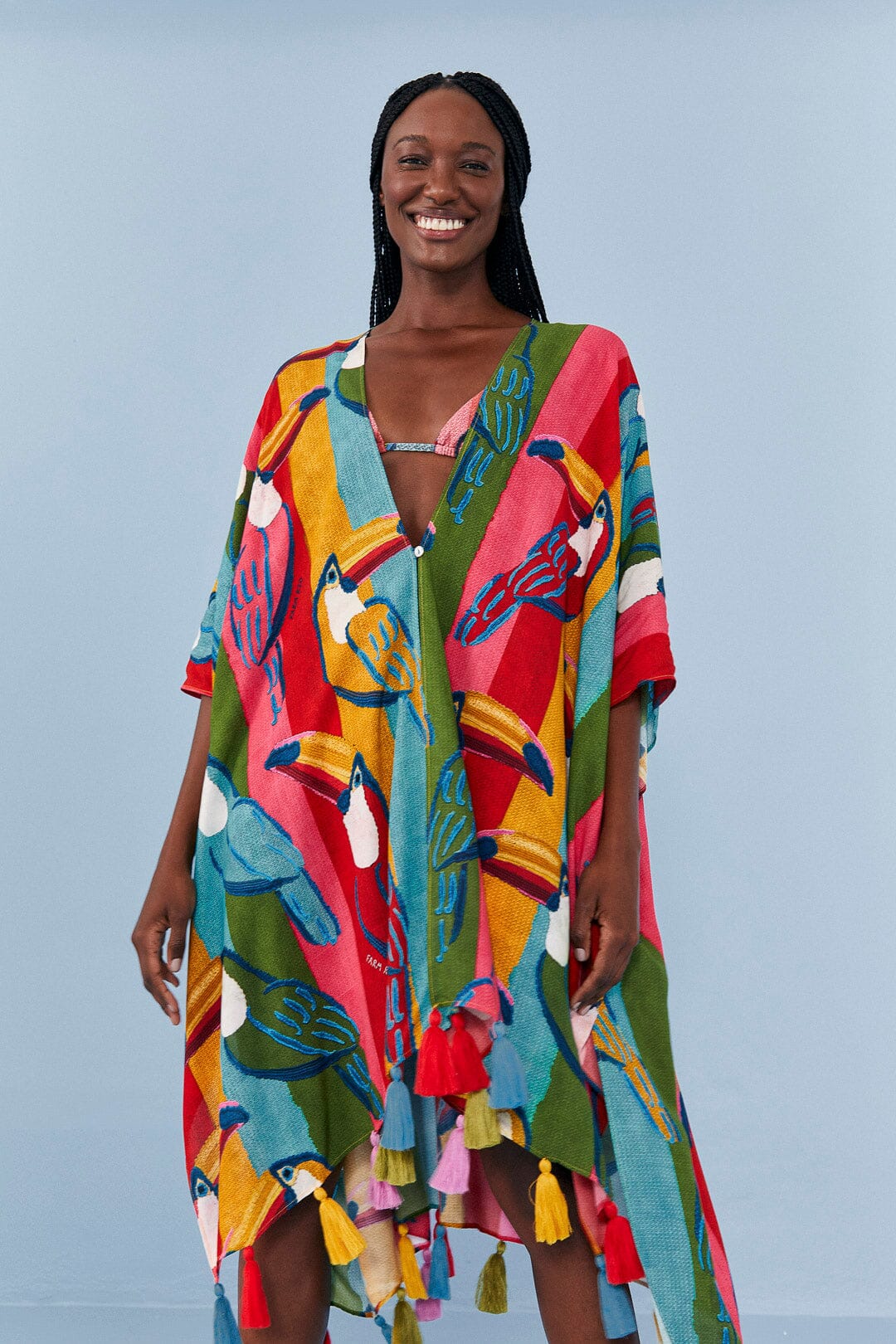Farm Rio Wonderful Toucans Cover Up