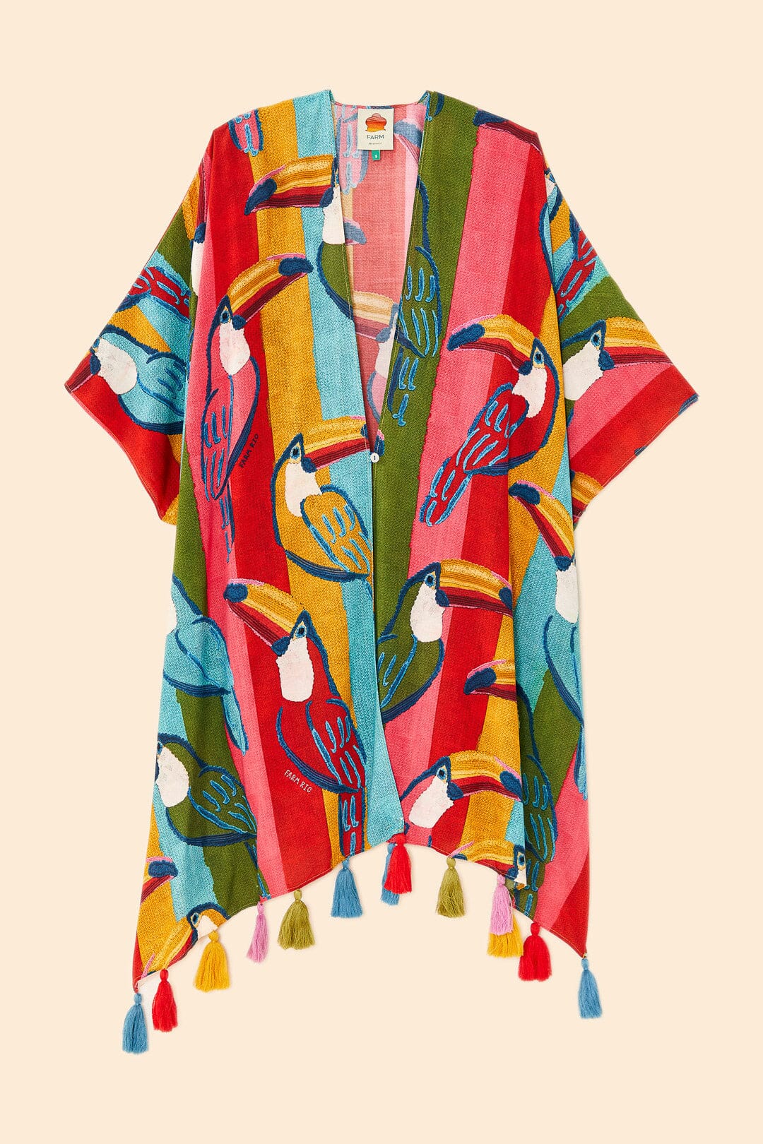 Farm Rio Wonderful Toucans Cover Up