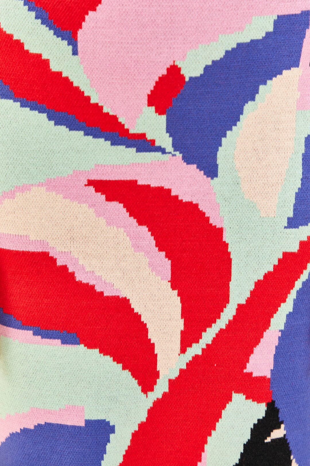 Farm Rio Colorful Monstera Knit Dress