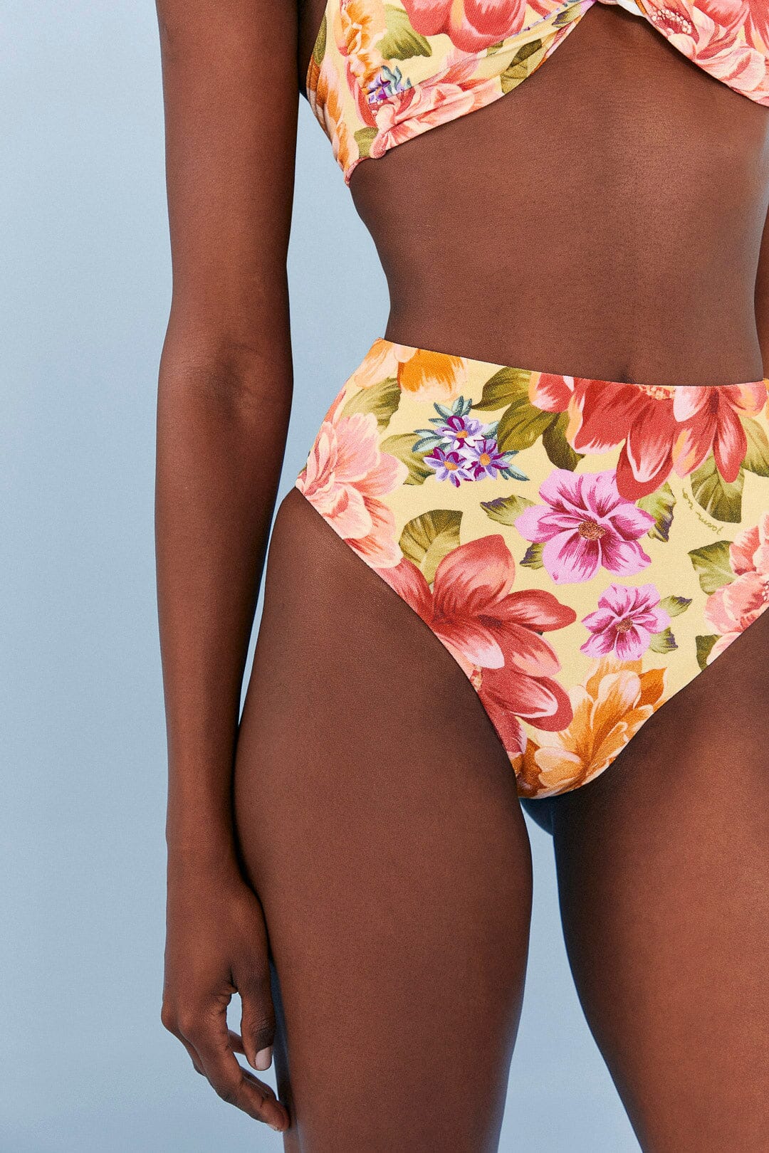 Farm Rio Lia High Waisted Bikini Bottom