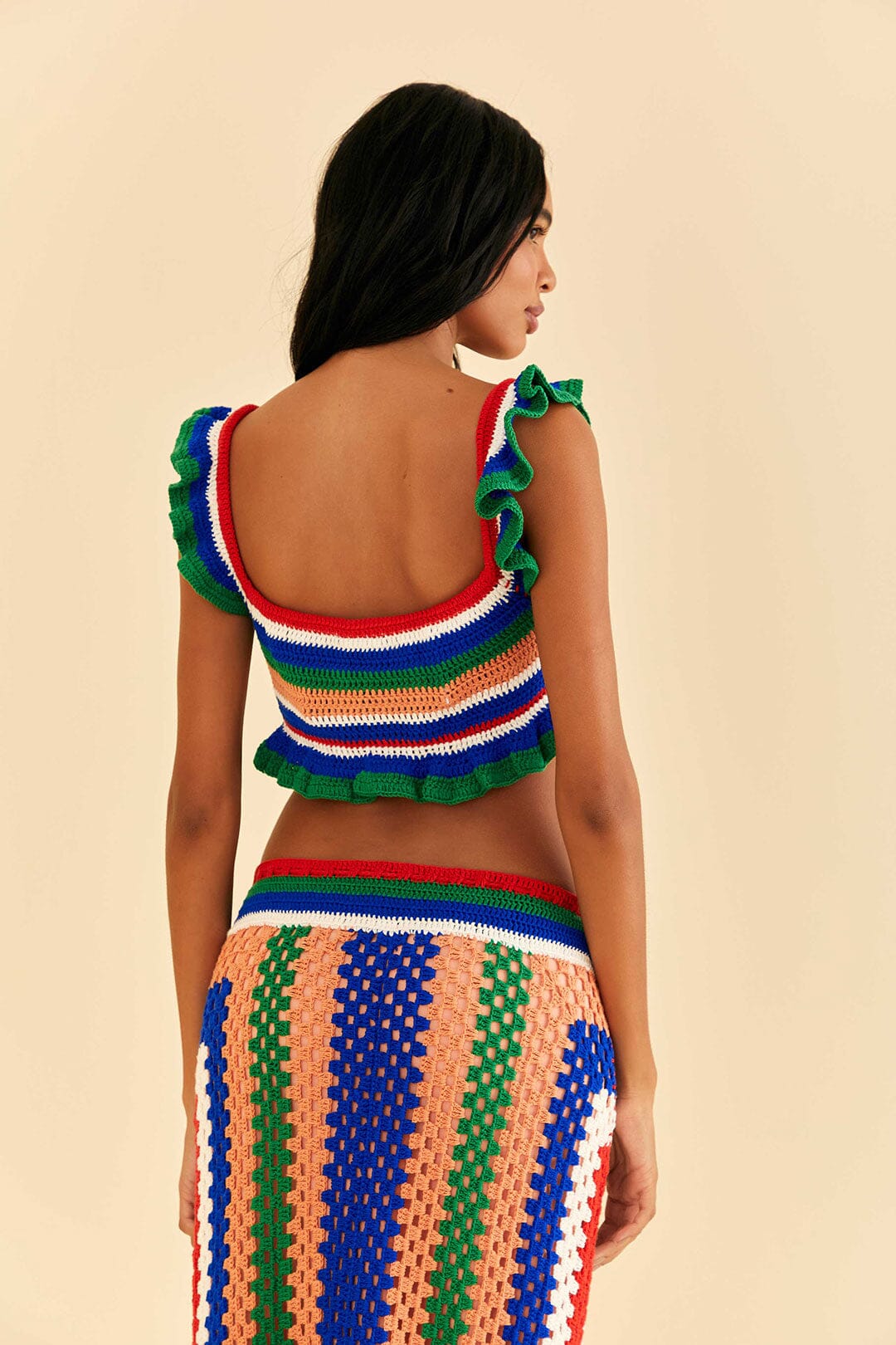 Farm Rio Pitta Crochet Top