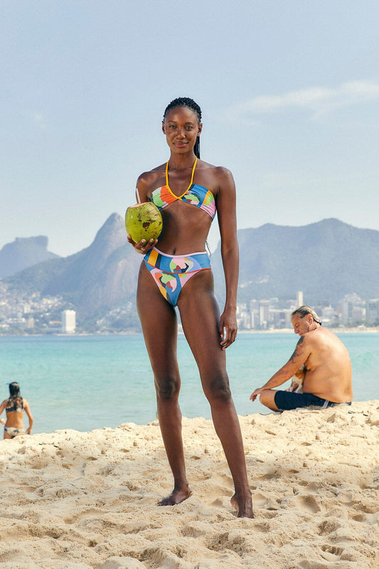 Farm Rio Araraquara High Waisted Bikini Bottom