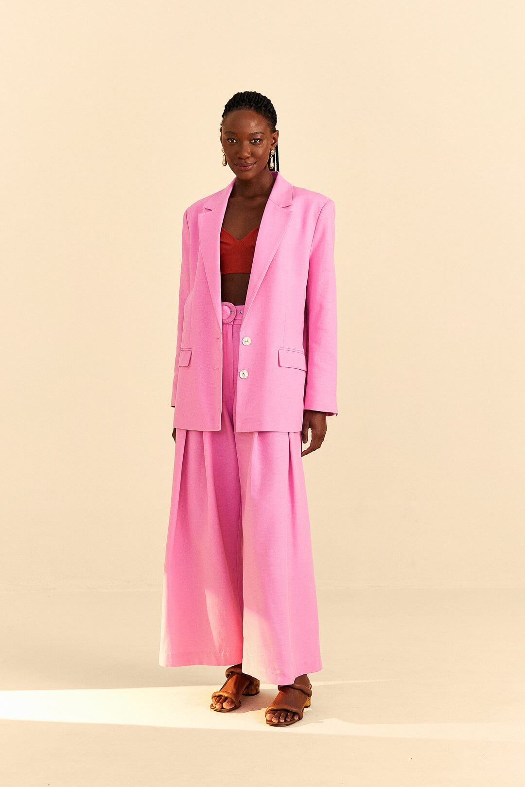 Farm Rio Pink Blazer
