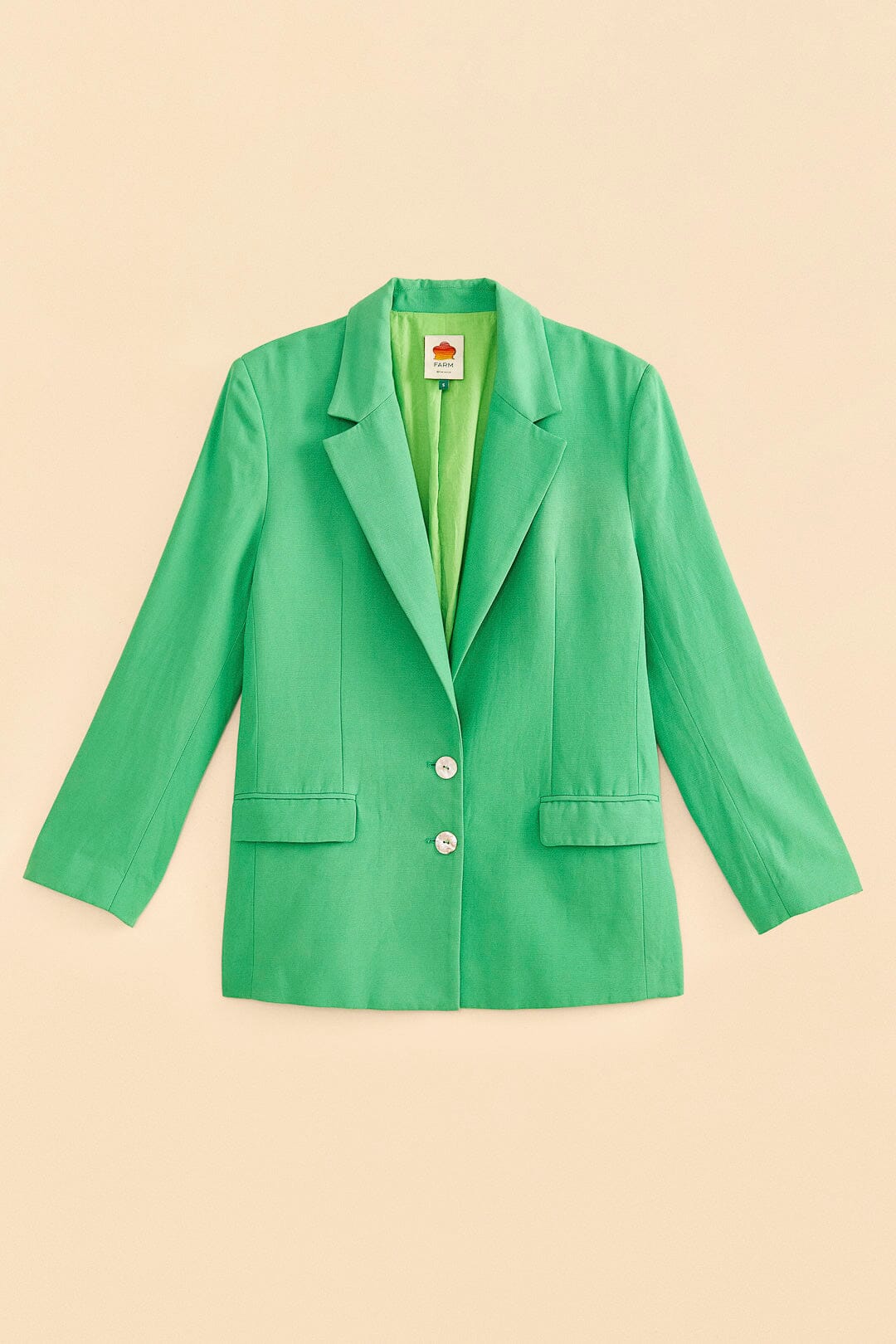 Farm Rio Bright Green Blazer