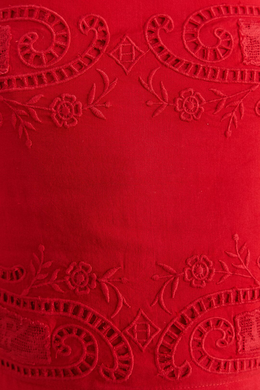 Farm Rio Red Lace Blouse